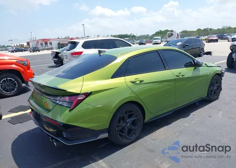 2024 Hyundai Elantra N Line from USA, damaged, VIN KMHLR4DF2RU726954